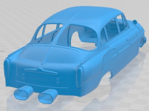 Tatra 603 2 B5 Marathon Printable Body Car 3D Print Model
