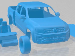 Volkswagen Amarok Highline Double Cab 2020 Printable Car 3D Print Model