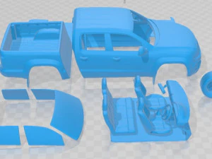 Volkswagen Amarok Highline Double Cab 2020 Printable Car 3D Print Model