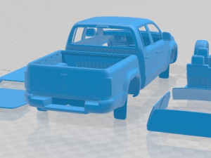 Volkswagen Amarok Highline Double Cab 2020 Printable Car Modèles 3D en vedette