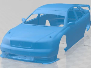 Volvo S40 BTCC 1999 Carrocería imprimible Modelo de impresión 3D