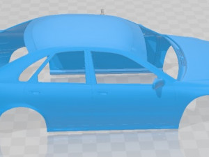 Volvo S40 BTCC 1999 Printable Body Car 3D प्रिंट मॉडल