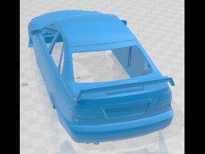 Volvo S40 BTCC 1999 Printable Body Car 3D प्रिंट मॉडल
