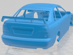 Volvo S40 BTCC 1999 Printable Body Car 3D प्रिंट मॉडल