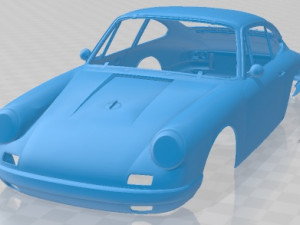 Porsche 912 R 1966 Printable Body Car 3D Print Model
