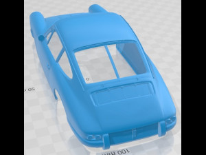 Porsche 912 R 1966 Printable Body Car 3D 프린트 모델
