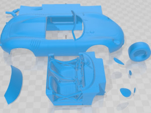 Porsche 718 RS 60 Printable Car Modello di stampa 3D