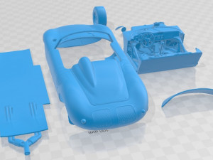 Porsche 718 RS 60 Printable Car Modello di stampa 3D