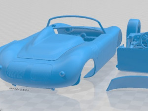 Porsche 718 RS 60 Printable Car Modello di stampa 3D