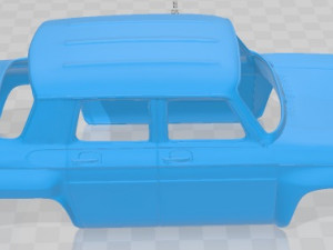 Renault 8 Gordini 1969 Printable Body Car Modelo de impresión 3D