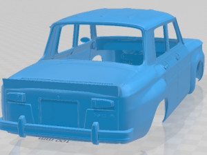 Renault 8 Gordini 1969 Printable Body Car Modelo de impresión 3D