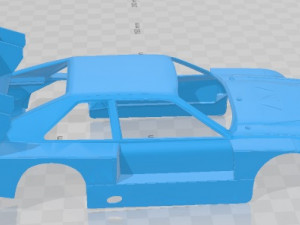 Audi S1 Race Printable Body Car 3D Print Model