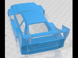 Audi S1 Race Printable Body Car 3D Print Model