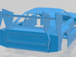 Audi S1 Race Printable Body Car 3D Print Model