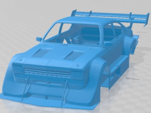 Opel Kadett C GT-R V8 Printable Body Car 3Dプリントモデル