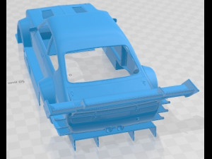 Opel Kadett C GT-R V8 Printable Body Car 3D Druckmodell