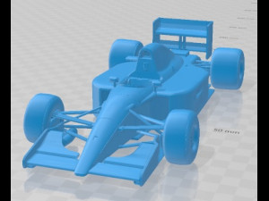 Ferrari 643 1991 Printable Car 3D 프린트 모델