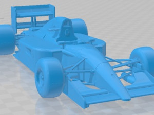 Ferrari 643 1991 Printable Car 3D 프린트 모델