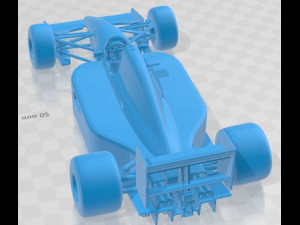 Ferrari 643 1991 Printable Car 3D 프린트 모델