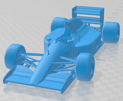 Lotus 102B 1991 Printable Car 3D Print Model .c4d .max .obj .3ds .fbx .stl .blend 
