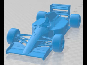 Распечатанный автомобиль Lotus 102B 1991 года 3D Принт Модель