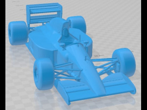 Lotus 102B 1991 Printable Car 3D प्रिंट मॉडल