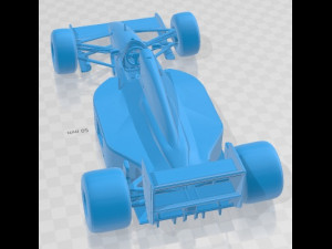 Lotus 102B 1991 Printable Car 3D प्रिंट मॉडल