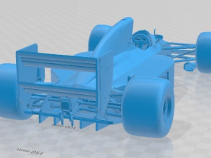 Lotus 102B 1991 Printable Car 3D प्रिंट मॉडल