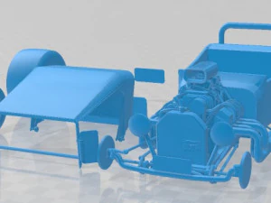 1923 T Hod Rod Printable Car 3D Print Model