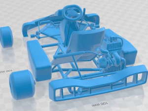 Kart 125 para impress&atilde;o Modelo de Impressão 3D