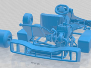 Kart 125 Printable 3D प्रिंट मॉडल