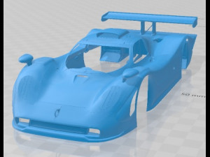 Porsche 911 Evo 2 GT1 1998 Printable Body Car 3D 프린트 모델