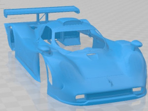 Porsche 911 Evo 2 GT1 1998 Printable Body Car 3D 프린트 모델