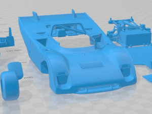 Ferrari 312 PB 1973 Auto stampabile Modello di stampa 3D