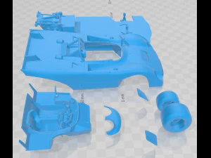 Ferrari 312 PB 1973 Printable Car 3D Print Model