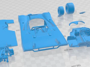 Ferrari 312 PB 1973 Printable Car 3D Print Model