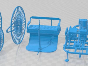 Автомобіль для друку Benz Motorwagen 1886 року 3D Принт Модель