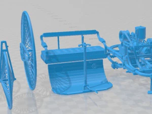 Benz Patent Motorwagen 1886 Printable Car 3D Print Model
