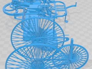 Benz Patent Motorwagen 1886 Printable Car 3D Print Model