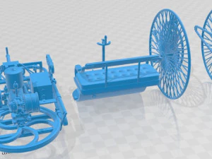 Benz Patent Motorwagen 1886 Printable Car 3D Print Model
