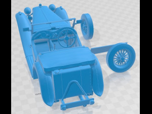 MG TC 1949 Printable Car Model Cetak 3D