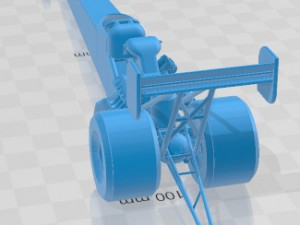 Top Fuel Dragster Printable Body Car 3D Print Model