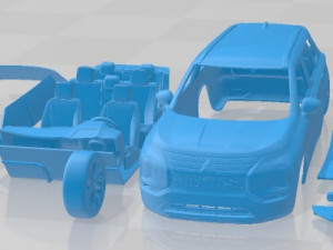 Mitsubishi Outlander 2022 Printable Car 3D-Druckmodell