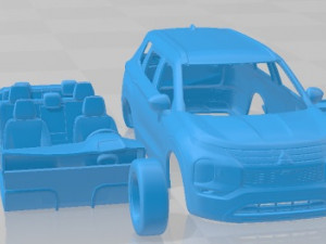 Mitsubishi Outlander 2022 Printable Car Modello di stampa 3D