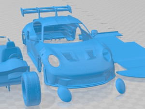 Porsche 911 GT3 RS 2022 Printable Car 3D Print Model