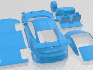 Porsche 911 GT3 RS 2022 Printable Car 3D Print Model