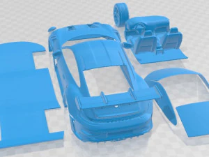 Porsche 911 GT3 RS 2022 Printable Car 3D Print Model