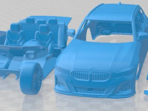 Alpina D3 S Touring 2020 Printable Car 3Dプリントモデル