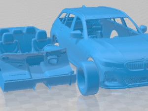Alpina D3 S Touring 2020 Printable Car 3D Принт Модель
