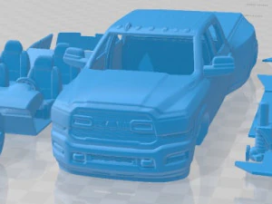 Dodge Ram 3500 HD 2019 Printable Car 3D Print Model